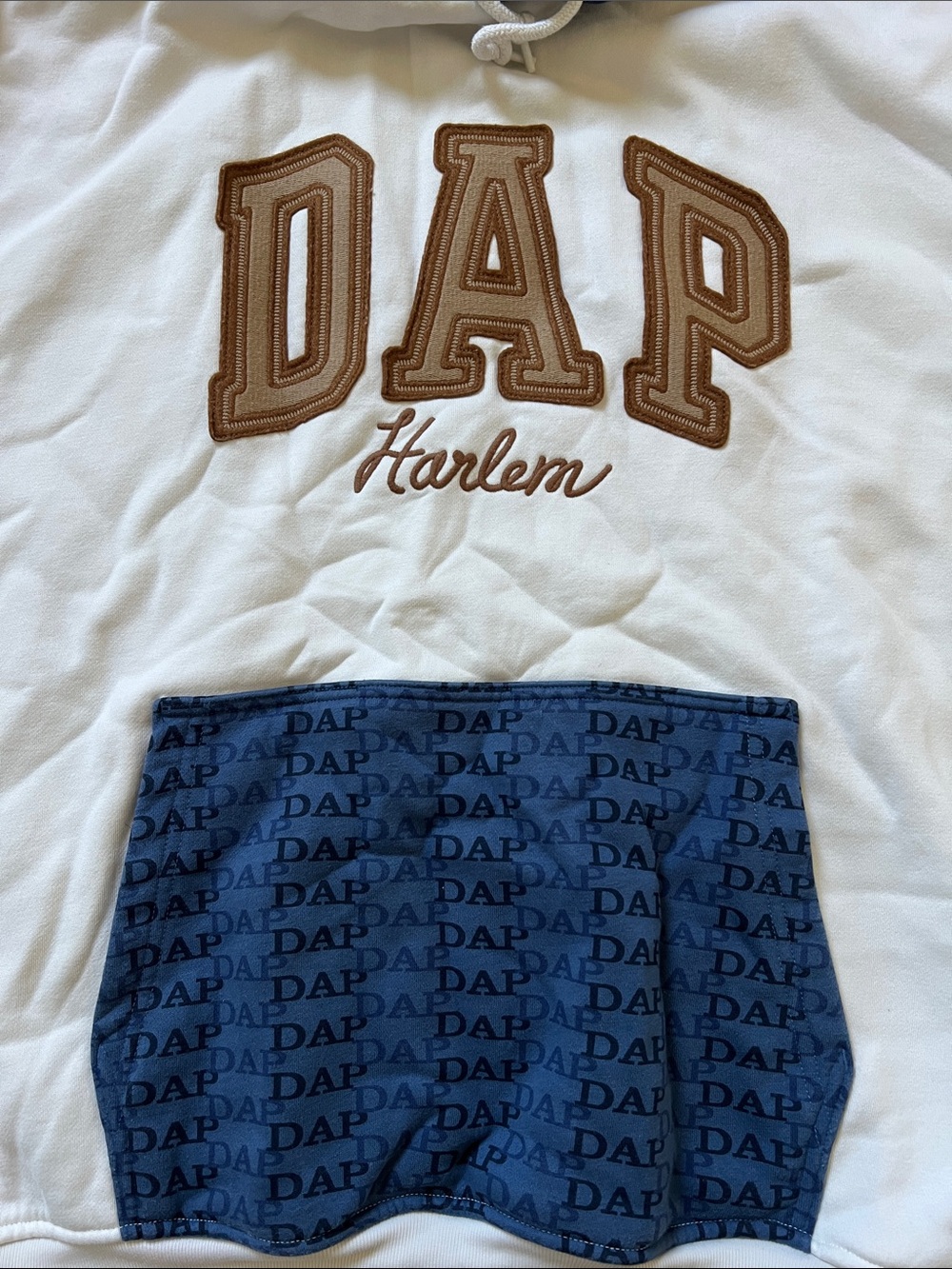 Gap Dap Harlem Men's Blue & White hoodie
